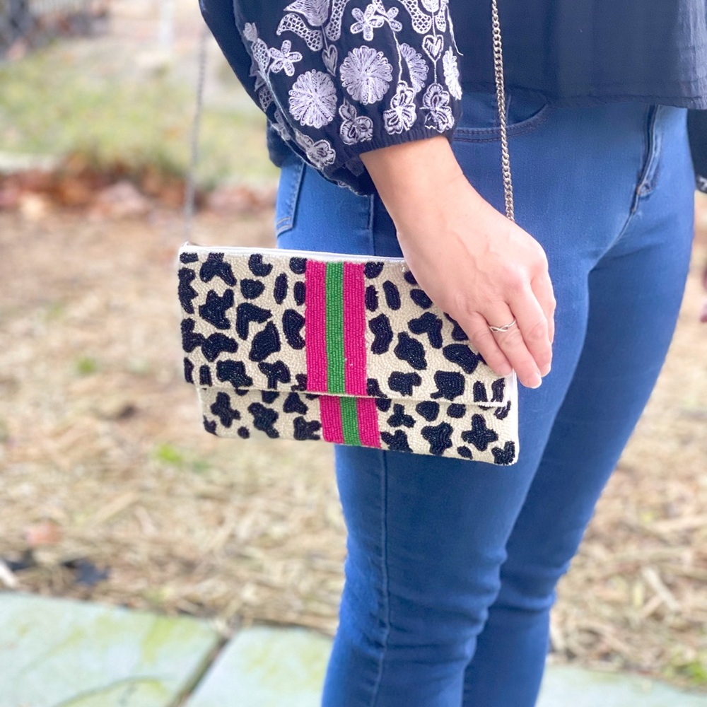 Beaded Clutch Purse